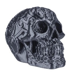 Filament 3D Silk Glossy 1 Kg Argent Noir 1.75 mm