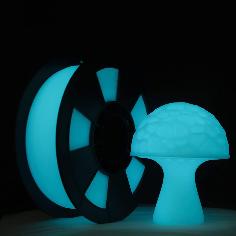 Test d'un filament phosphorescent 