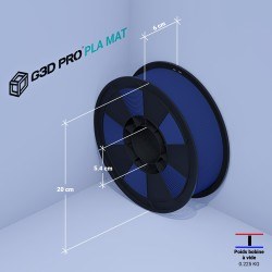 Fil 3D PLA MAT 1 Kg 1.75 mm Bleu