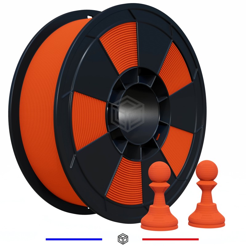 Fil 3D PLA MAT 1 Kg 1.75 mm Orange