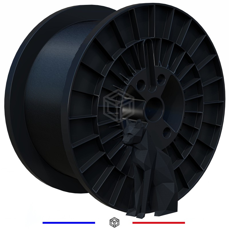 Fil 3D PLA 5 Kg 1.75 mm Noir