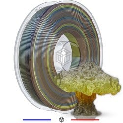 Filament 3D PLA Dégradé Automne 1.75 mm – 500g Translucide