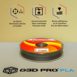 Fil 3D PLA 500g 1.75 mm Translucide Multicolore Automne