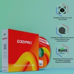 Fil 3D PLA Translucide Multicolore Été - Dégradés Éclatants