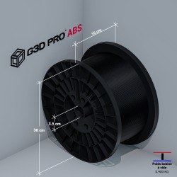 Bobine 3D ABS 5 Kg 1.75 mm Noir