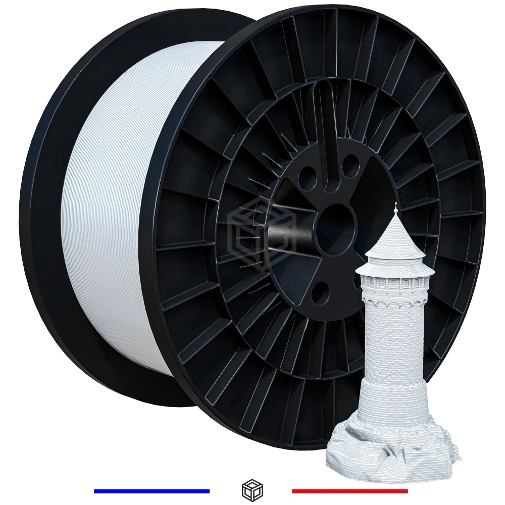 Filament 3D ABS 5 Kg 1.75 mm Blanc