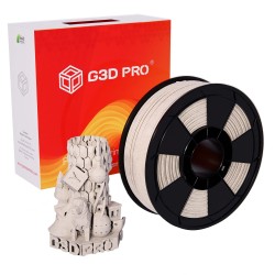 Filament 3D Stone PLA 1.75mm Blanc Straw
