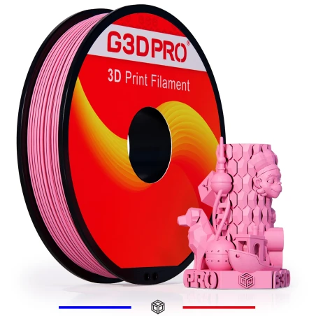 Filament 3D PLA Rose 1,75 mm – Bobine 500 g