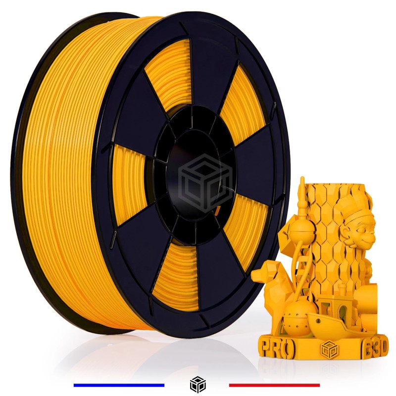 FILAMENT PLA - 1.75 mm - JAUNE - 1 kg