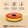 Fil 3D PLA 500g 1.75 mm Jaune Fil 3D PLA 500g 1.75 mm Jaune