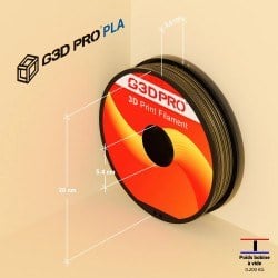 Fil 3D PLA 500g 1.75 mm Bronze