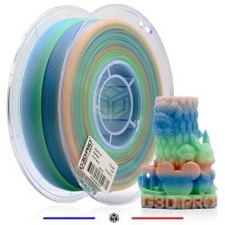 Fil 3D PLA Phosphorescent Multicolor 1 Kg 1.75mm - G3D PRO