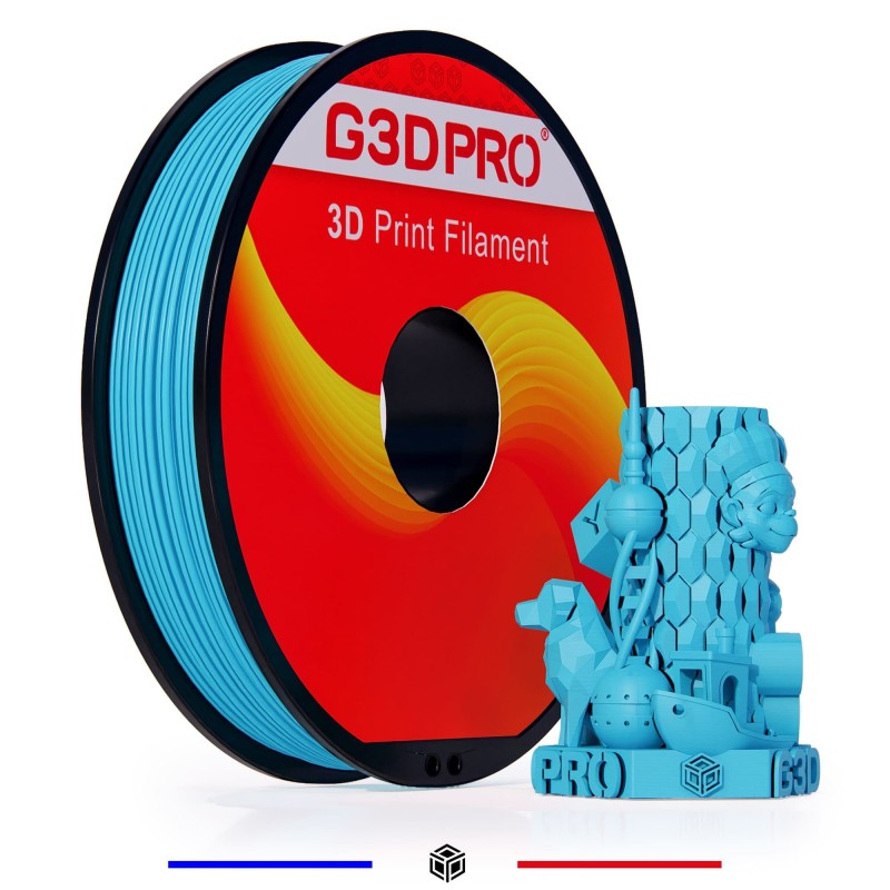 Fil 3D PLA 500g 1.75 mm Cyan