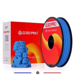 Filament 3D PLA Fluorescent 500g 1.75 mm Bleu