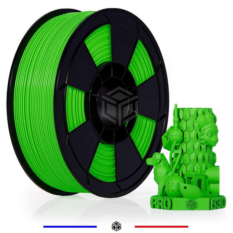 Filament 3D PLA Fluorescent 1.75 mm Vert