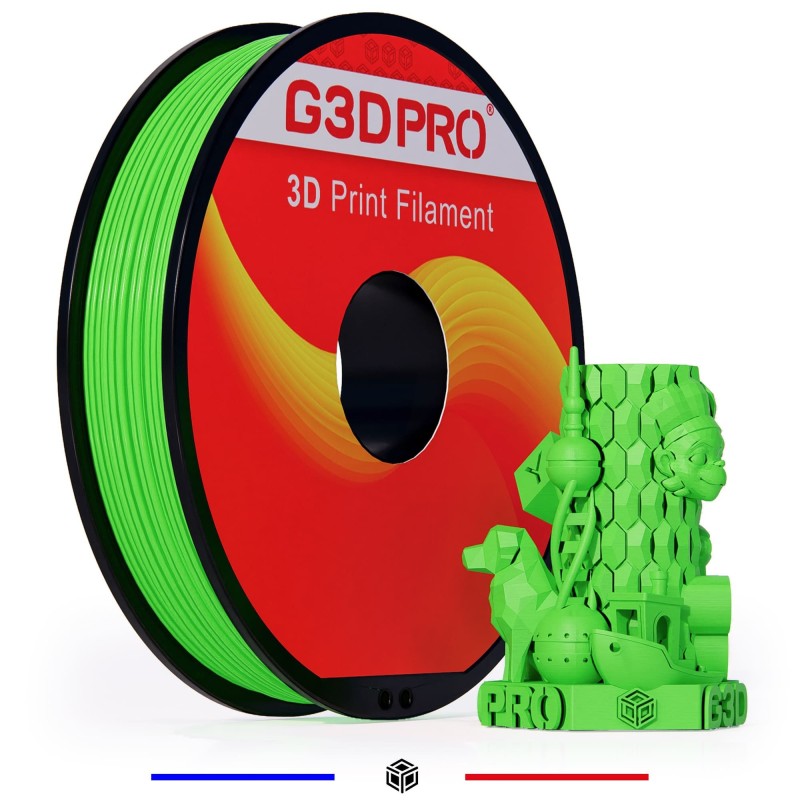 Filament 3D PLA Fluorescent 500g 1.75 mm Vert