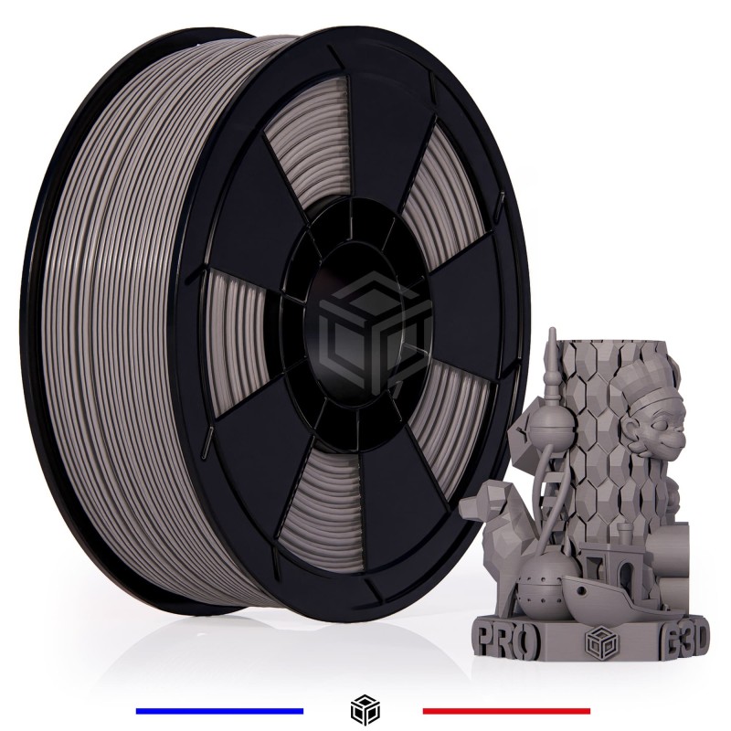 Fil 3D PLA 1 Kg 1.75 mm Gris