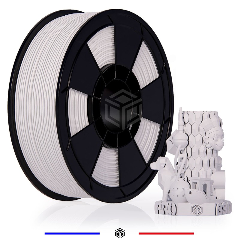 Fil 3D PLA 1 Kg 1.75 mm Blanc Neige