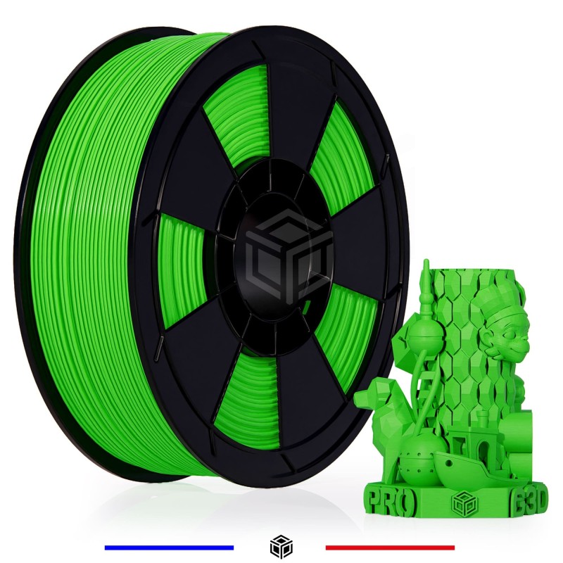 Fil 3D PLA 1 Kg 1.75 mm Vert Clair