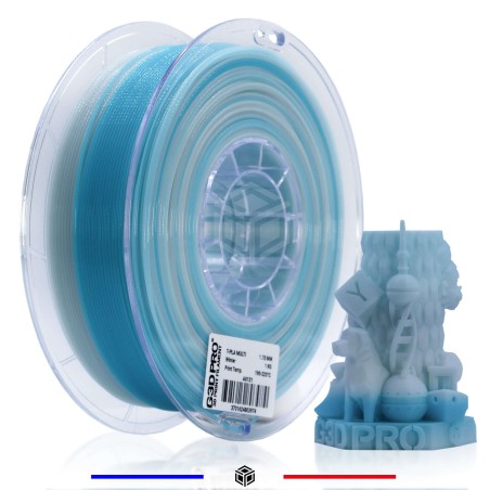 Fil 3D PLA 1 Kg 1.75 mm Translucide Multicolore Hiver
