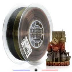 Fil 3D PLA 1 Kg 1.75 mm Translucide Multicolore Automne