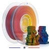 2075 - Fil 3D PLA MATTE TRICOLOR 1 Kg 1.75mm Chromatique ROUGE JAUNE BLEU