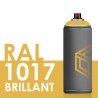 Spray de peinture brillante 400ml RAL 1017 Jaune Safran