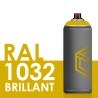 2101 - Bombe de peinture 400ml Brillant RAL 1032 Jaune Genet