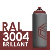 2115 - Bombe de peinture 400ml Brillant RAL 3004 Rouge Pourpre
