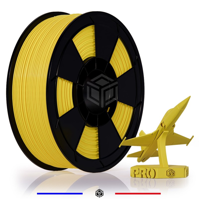 Filament 3D PLA Haute Vitesse Jaune CMY