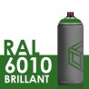 2196 - Bombe de peinture 400ml Brillant RAL 6010 Vert Herbe