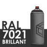 2238 - Bombe de peinture 400ml Brillant RAL 7021 Gris Noir