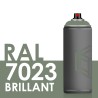 2240 - Bombe de peinture 400ml Brillant RAL 7023 Gris Béton