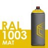 3290 - Bombe de peinture 400ml Mat RAL 1003 Jaune Sécurité
