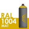 3292 - Bombe de peinture 400ml Mat RAL 1004 Jaune Or
