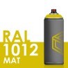 Bombe de peinture 400ml Mat RAL 1012 Jaune Citron