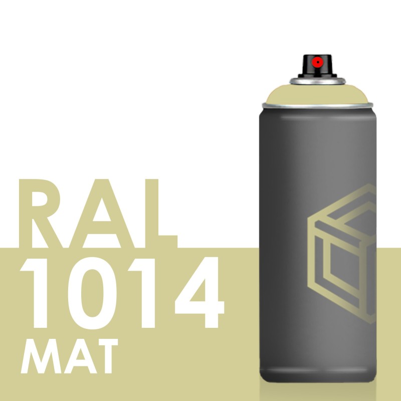 Bombe de peinture 400ml Mat RAL 1014 Ivoire