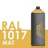 Bombe de peinture 400ml Mat RAL 1017 Jaune Safran