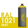 3320 - Bombe de peinture 400ml Mat RAL 1021 Jaune Colza