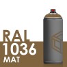 3344 - Bombe de peinture 400ml Mat RAL 1036 Or Nacré