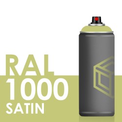 Bombe de peinture 400ml Satin RAL 1000 Beige Vert