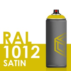 Bombe de peinture 400ml Satin RAL 1012 Jaune Citron
