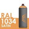 3339 - Bombe de peinture 400ml Satin RAL 1034 Jaune Pastel