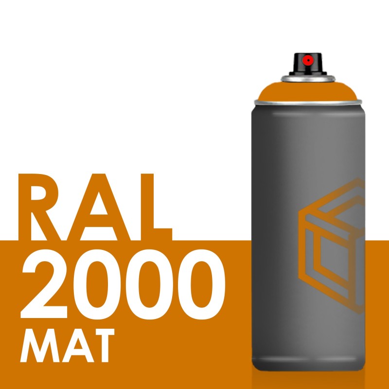 Bombe de peinture 2K 400ml | Noir mat