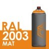 3356 - Bombe de peinture 400ml Mat RAL 2003 Orangé Pastel