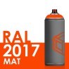 Bombe de peinture 400ml Mat RAL 2017 Orangé RAL