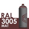 3393 - Bombe de peinture 400ml Mat RAL 3005 Rouge Vin