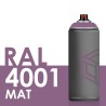 3439 - Bombe de peinture 400ml Mat RAL 4001 Lilas Rouge