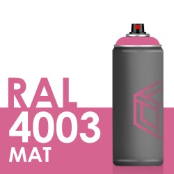 Bombe de peinture 400ml Mat RAL 4003 Violet Bruyère