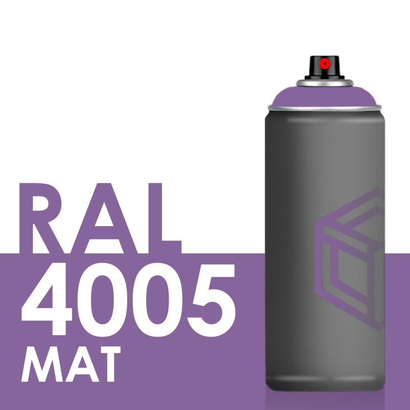 Bombe de peinture 400ml Mat RAL 4005 Lilas Bleu